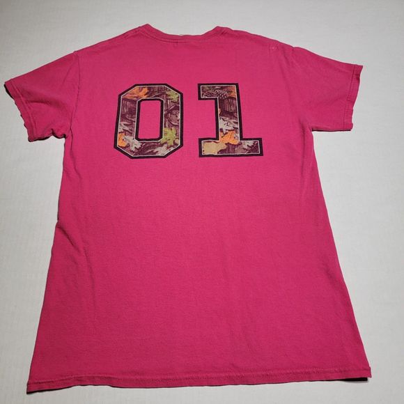 Cooter's Gatlinburg, TN General Lee Graphic SS Tee Hot Pink - Size Small - Picture 2 of 5